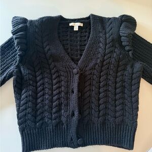 Chelsea and violet Black Cable Knit Sweater